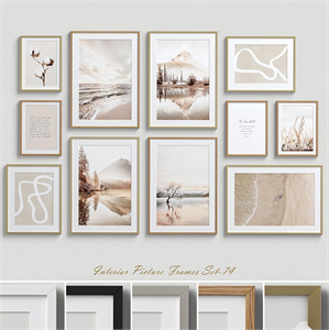 Interior Picture Frames Set-74